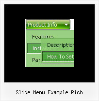 Slide Menu Example Rich How To Make A Pulldown Screen Dhtml