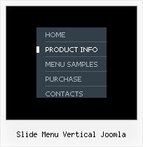 Slide Menu Vertical Joomla Html Horizontal Menu Cascade