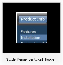 Slide Menue Vertikal Hoover Dhtml Expanding Menu