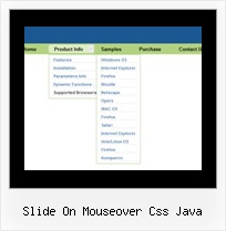 Slide On Mouseover Css Java Menu Dropdown Scroll