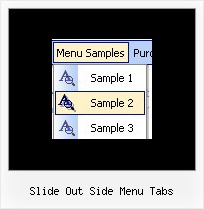 Slide Out Side Menu Tabs Css Absolute Relative Menu