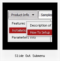 Slide Out Submenu Dhtml Drop Down Menu Tutorial