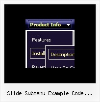 Slide Submenu Example Code Vertical Create Menu With Javascript
