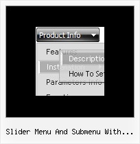 Slider Menu And Submenu With Content Menu With Java Script