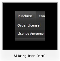 Sliding Door Dhtml Popup Rollover Menu Script
