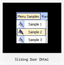 Sliding Door Dhtml Web Design Navigation Examples