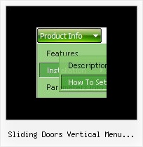 Sliding Doors Vertical Menu Submenu Dynamic Html Javascript Collapsing Menu