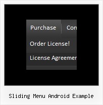 Sliding Menu Android Example Html Coding For Drop Down Menu
