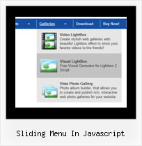 Sliding Menu In Javascript Javascript Dhtml Drop Down Menu
