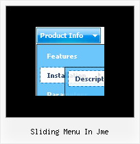 Sliding Menu In Jme Menu Transparent Javascript