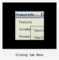 Sliding Sub Menu Horizontal Drop Down Menu Script