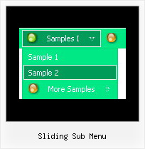 Sliding Sub Menu Vertical Menu Sample Code