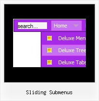 Sliding Submenus Cool Html Example