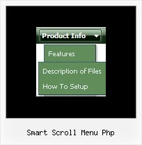 Smart Scroll Menu Php Html Tutorial Submenu