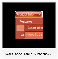 Smart Scrollable Submenus Javascript Scrolling Menu Dhtml Tree