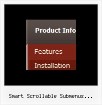 Smart Scrollable Submenus Javascript Scrolling Menu Menu Tabs