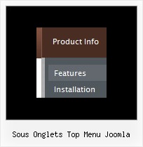 Sous Onglets Top Menu Joomla Dhtml Slide Tree Menu