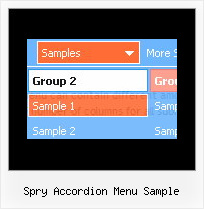 Spry Accordion Menu Sample Javascript Vertical Frame Drop Down Menu