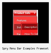 Spry Menu Bar Examples Frameset Createpopup Jscript