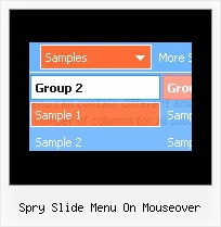 Spry Slide Menu On Mouseover Dhtml Vertical Popup Menu