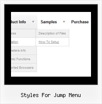 Styles For Jump Menu Navigation Dhtml Download Topmenu