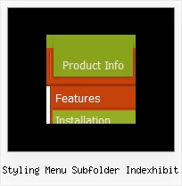 Styling Menu Subfolder Indexhibit Simply The Best Horizontal Dropdown
