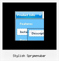 Stylish Sprymenubar Scroll In Javascript