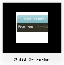 Stylish Sprymenubar Javascript Menu Popup Example