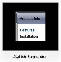 Stylish Sprymenubar Java Example Dynamic Dropdown