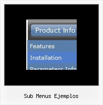 Sub Menus Ejemplos Web Page Menus And Buttons