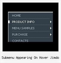 Submenu Appearing On Hover Jimdo Download Menu