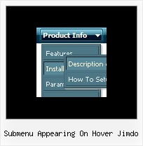 Submenu Appearing On Hover Jimdo Static Javascript Menus