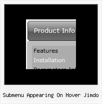 Submenu Appearing On Hover Jimdo Foldout Submenu