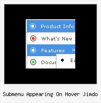 Submenu Appearing On Hover Jimdo Websites With Dropdown Menus