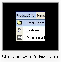 Submenu Appearing On Hover Jimdo Sliding Menue