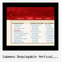 Submenu Desplegable Vertical Javascript Rollover Menu Script Multiple Buttons Examples