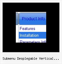 Submenu Desplegable Vertical Javascript Menue