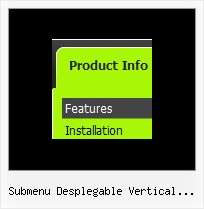 Submenu Desplegable Vertical Javascript Css For Menus Bar