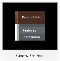 Submenu For Html Javascript Toolbar