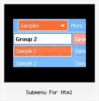 Submenu For Html Download Jscript Menu