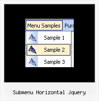 Submenu Horizontal Jquery Explorer Style Menu In Javascript