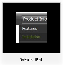 Submenu Html Navigation In Web