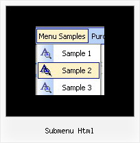 Submenu Html Horizontal Css Menu Submenu