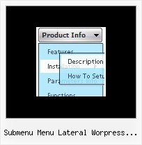 Submenu Menu Lateral Worpress Desplegable Examples Of Javascript Html Codes