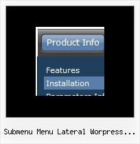 Submenu Menu Lateral Worpress Desplegable Javascript Expanding