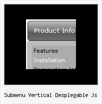 Submenu Vertical Desplegable Js Javascript Toolbar Fade In