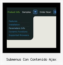 Submenus Con Contenido Ajax Javascript Navigation Menu