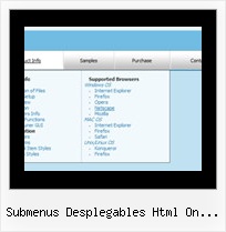 Submenus Desplegables Html On Mouse Move Script Menu Desplegable Vertical