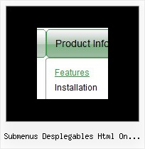 Submenus Desplegables Html On Mouse Move Example Of Menu And Frames