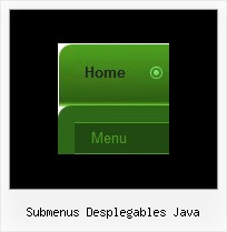 Submenus Desplegables Java Website Menu Bar Example